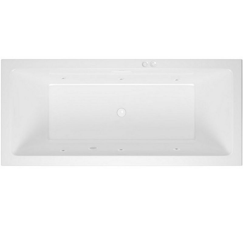 Ванна гидромассажная Excellent Heaven Slim "SOFT" WAEX.HEV18S.SOFT.WH 180x80 (белый), каркас, слив-перелив